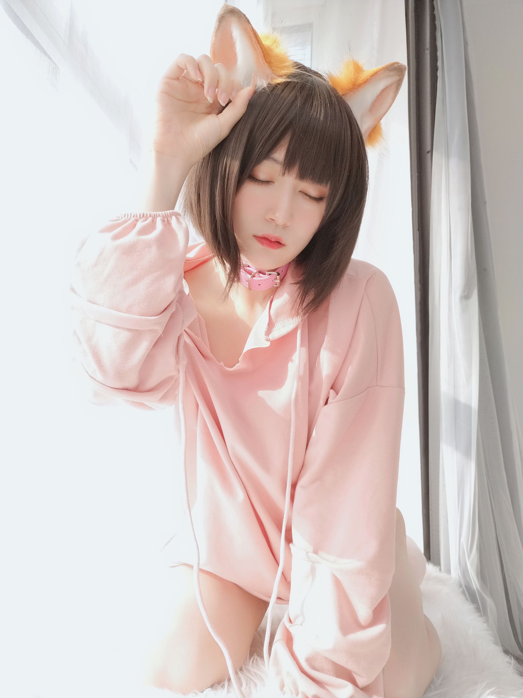 [COS写真]小姐姐白银81–粉红狐狸插图1